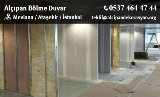 Ataşehir Alçıpan Bölme Duvar Uygulama Çözümleri