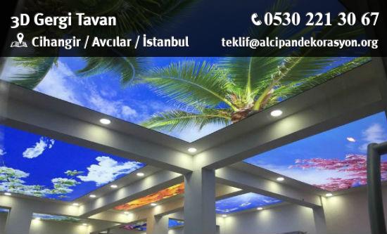 Avcılar 3D Gergi Tavan Uygulama Çözümleri
