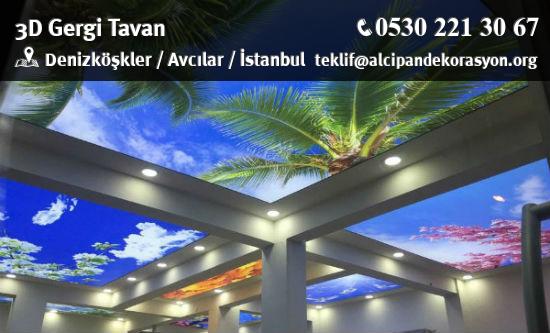 Avcılar 3D Gergi Tavan Uygulama Çözümleri