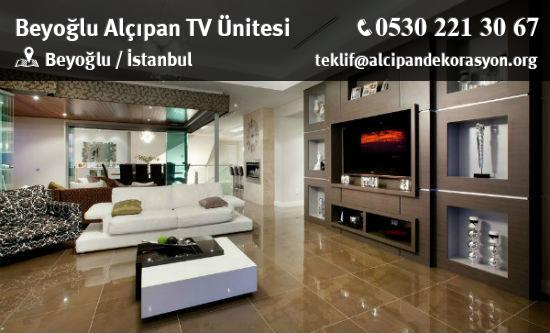 Beyoğlu Alçıpan TV Ünitesi Uygulama Çözümleri