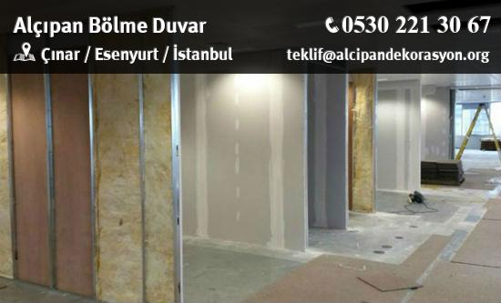 Esenyurt Alçıpan Bölme Duvar Uygulama Çözümleri
