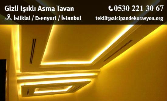 Esenyurt Gizli Işıklı Asma Tavan Uygulama Çözümleri