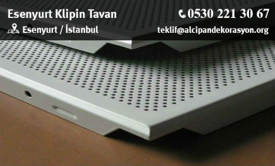 Esenyurt Klipin Tavan Uygulama Çözümleri