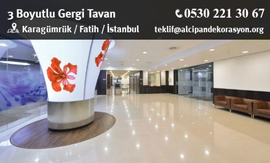 Fatih 3 Boyutlu Gergi Tavan Uygulama Çözümleri