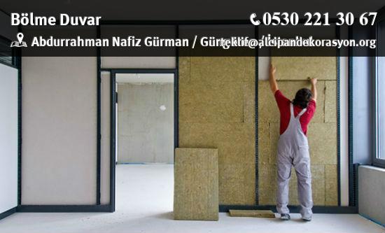 Güngören Bölme Duvar Uygulama Çözümleri