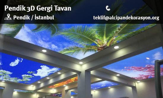 Pendik 3D Gergi Tavan Uygulama Çözümleri