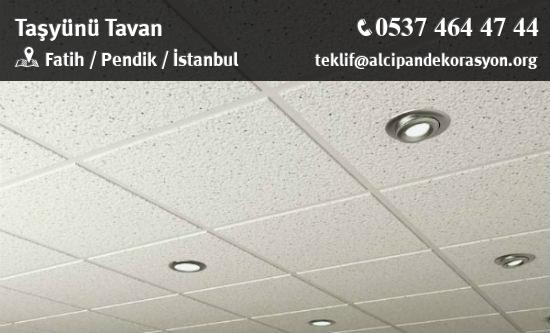 Pendik Taşyünü Tavan Uygulama Çözümleri