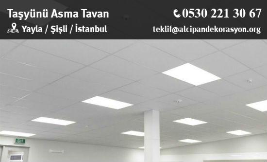Şişli Taşyünü Asma Tavan Uygulama Çözümleri