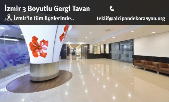 İzmir 3 Boyutlu Gergi Tavan İletişim Bilgileri