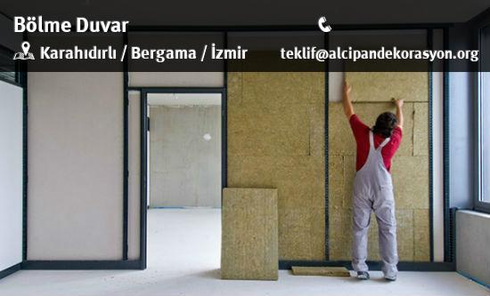 Bergama Bölme Duvar Uygulama Çözümleri