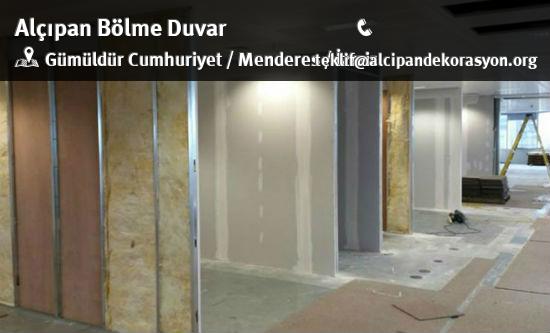 Menderes Alçıpan Bölme Duvar Uygulama Çözümleri