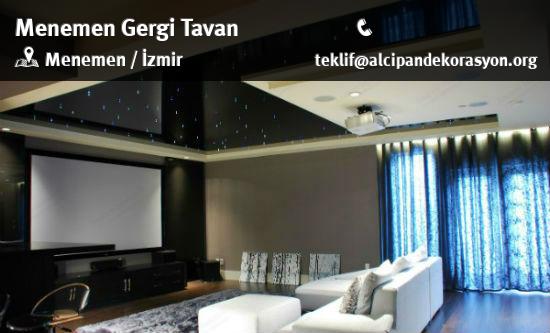 Menemen Gergi Tavan Uygulama Çözümleri