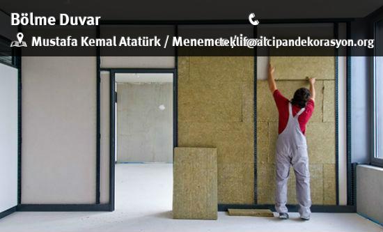 Menemen Bölme Duvar Uygulama Çözümleri