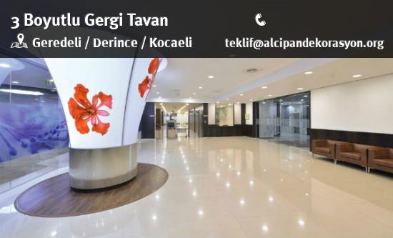 Derince 3 Boyutlu Gergi Tavan Uygulama Çözümleri