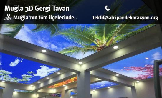 Muğla 3D Gergi Tavan İletişim Bilgileri