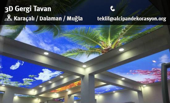 Dalaman 3D Gergi Tavan Uygulama Çözümleri