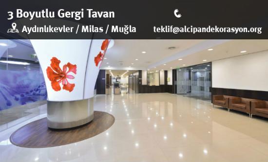 Milas 3 Boyutlu Gergi Tavan Uygulama Çözümleri