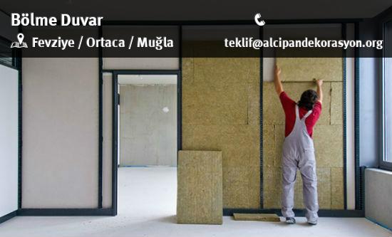 Ortaca Bölme Duvar Uygulama Çözümleri